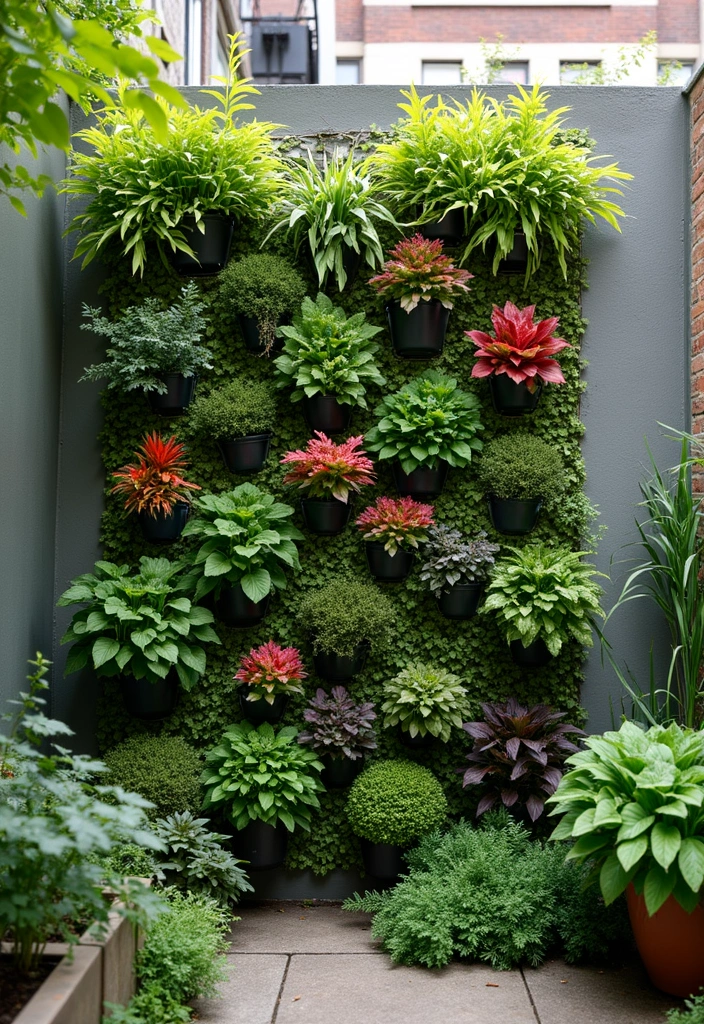 26 Home Garden Ideas for Beginners and Experts - 1. Start with Vertical Garden Walls