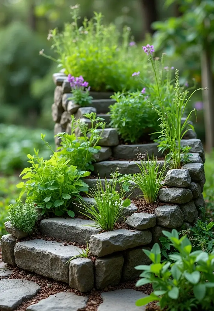 26 Home Garden Ideas for Beginners and Experts - 6. Start a Herb Spiral