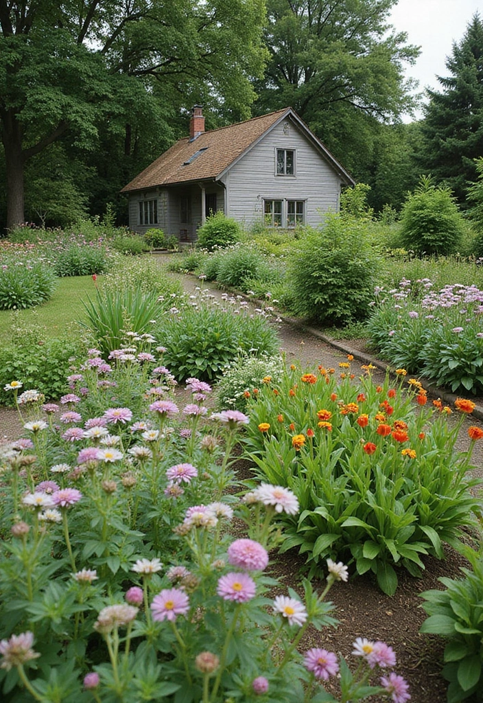 26 Kitchen Garden Ideas for Fresh Flavors at Your Fingertips - 10. Kitchen Garden with Perennials
