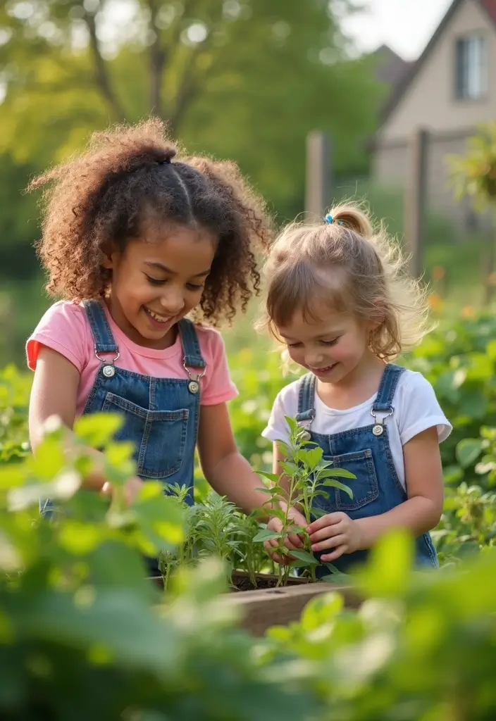 26 Kitchen Garden Ideas for Fresh Flavors at Your Fingertips - 13. Family-Friendly Garden