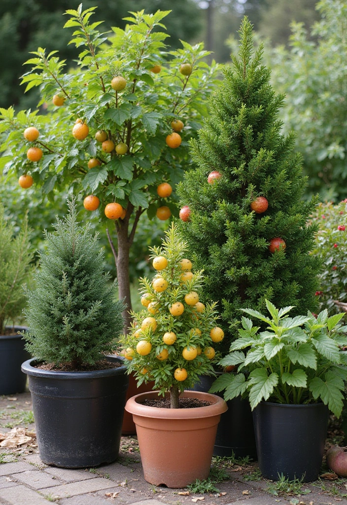 26 Kitchen Garden Ideas for Fresh Flavors at Your Fingertips - 19. Fruit Gardening in Containers