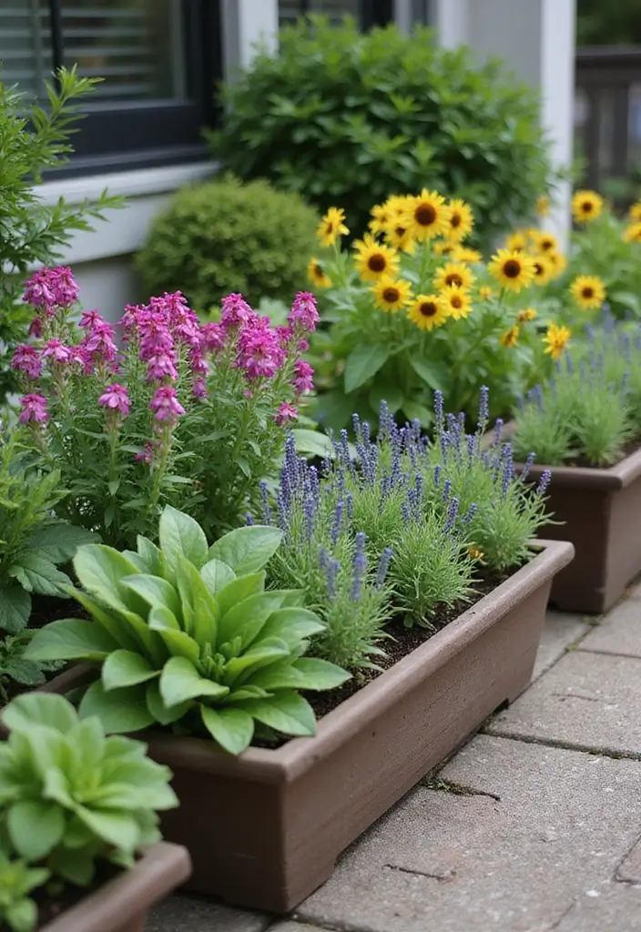 26 Kitchen Garden Ideas for Fresh Flavors at Your Fingertips - 6. Container Garden Boxes
