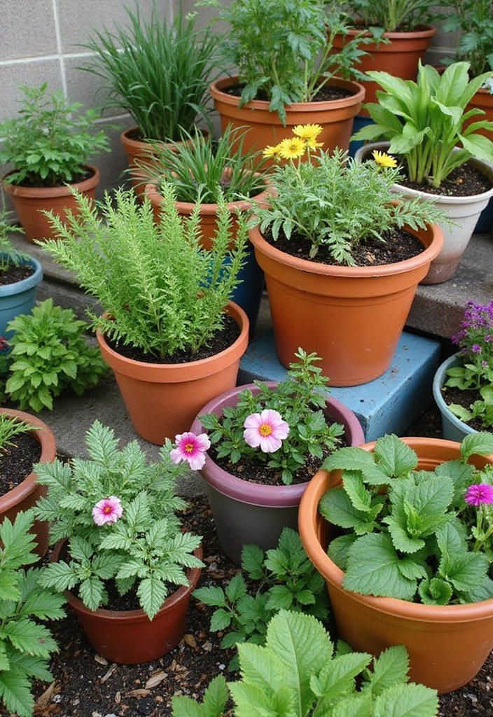 26 Small Garden DIY Ideas to Transform Your Compact Space - 2. Container Garden