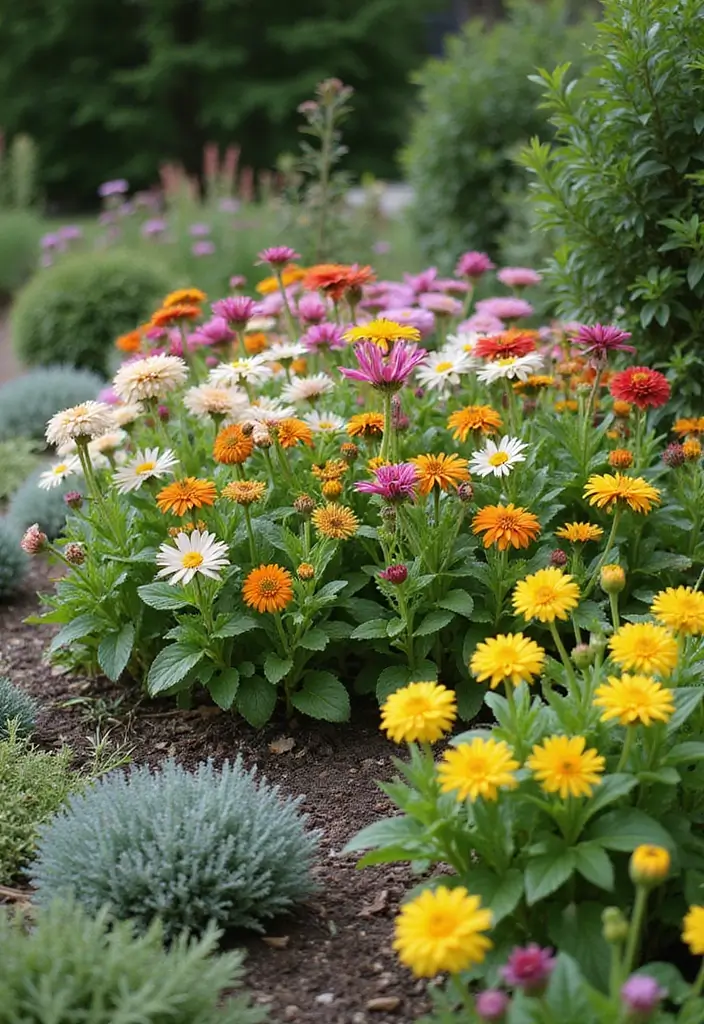 26 Small Garden DIY Ideas to Transform Your Compact Space - 21. Seasonal Color Rotation
