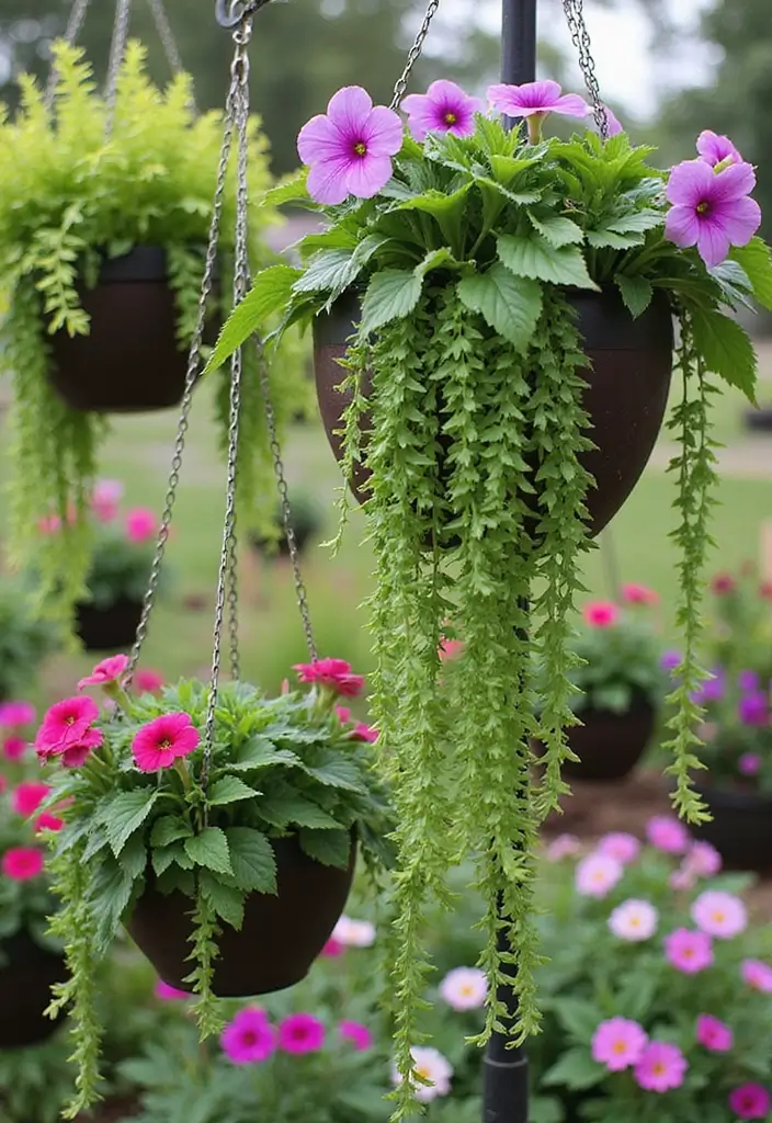 26 Small Garden DIY Ideas to Transform Your Compact Space - 3. Hanging Gardens