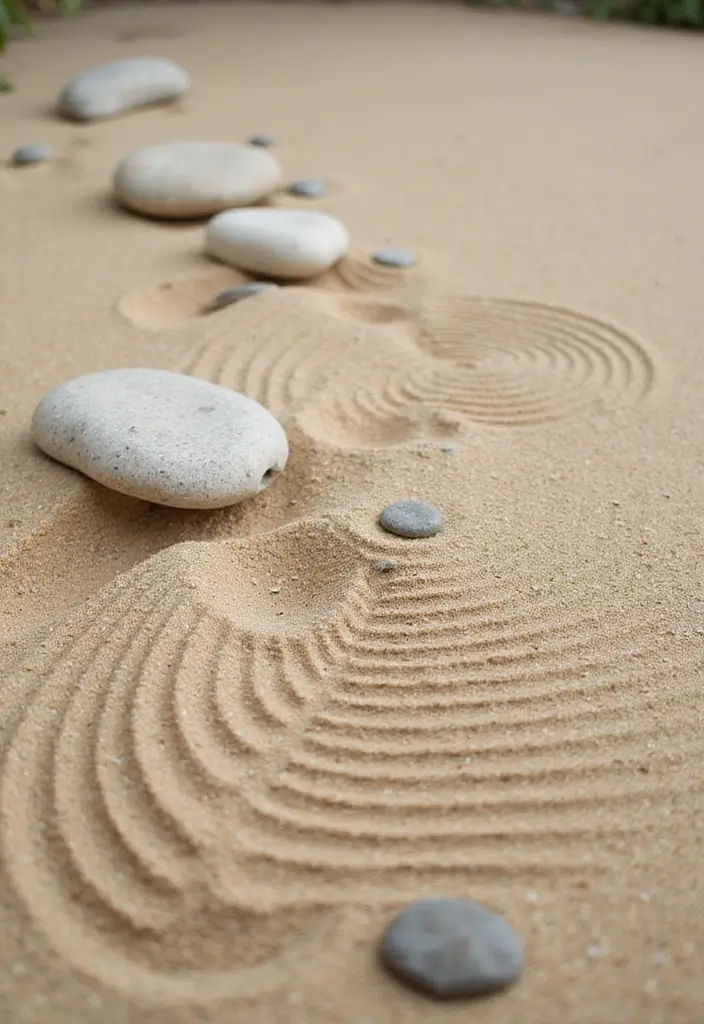 26 Small Japanese Garden Ideas for Compact Outdoor Spaces - 1. Zen Sand Garden