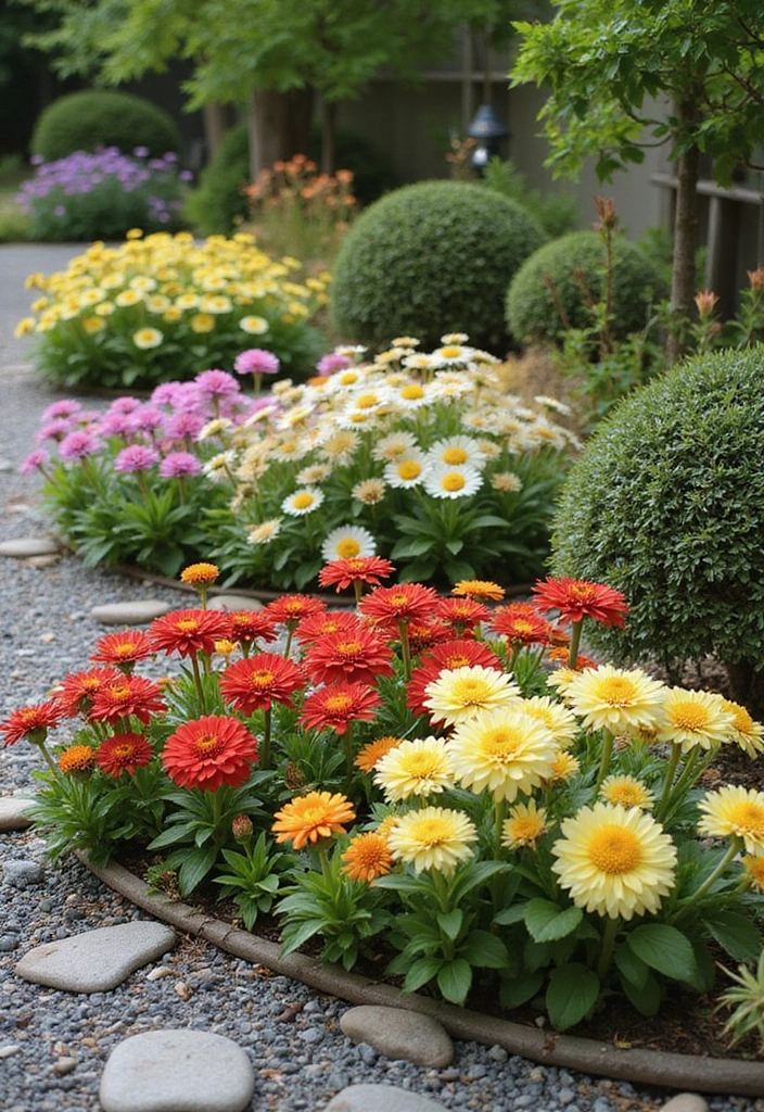 26 Small Japanese Garden Ideas for Compact Outdoor Spaces - 11. Seasonal Flower Bed