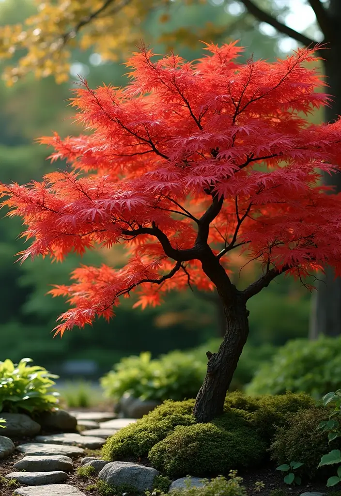 26 Small Japanese Garden Ideas for Compact Outdoor Spaces - 13. Japanese Maples