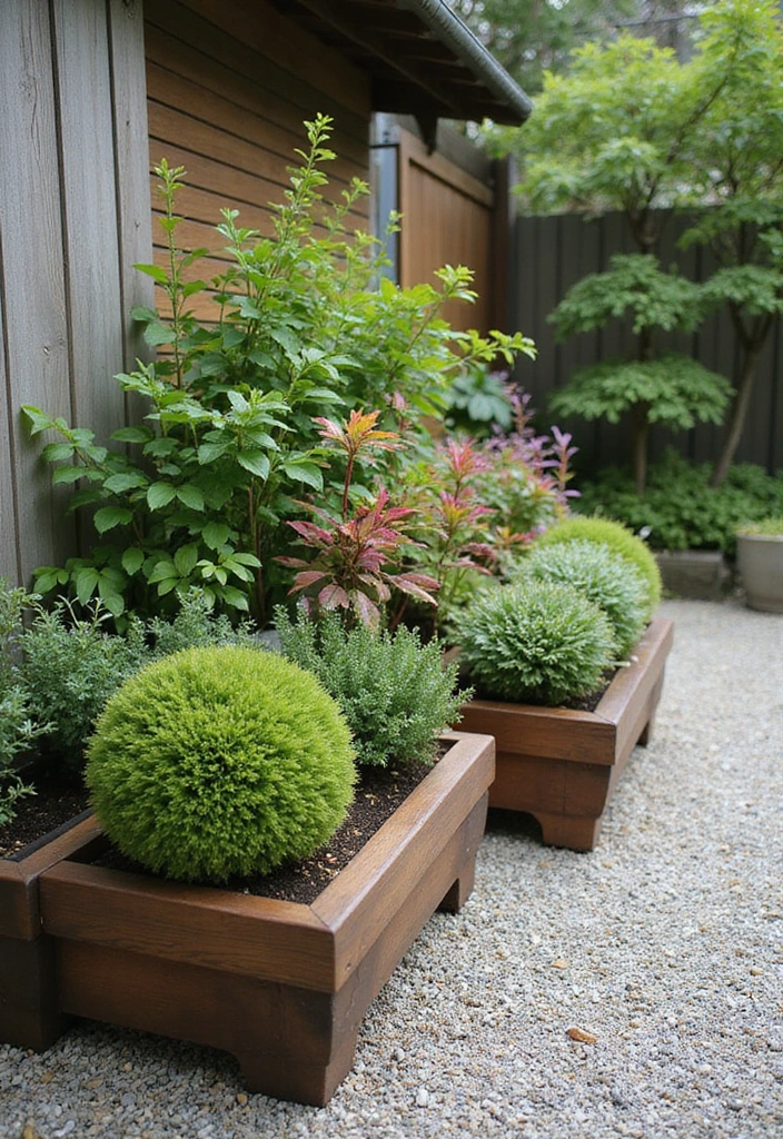 26 Small Japanese Garden Ideas for Compact Outdoor Spaces - 15. Raised Planters