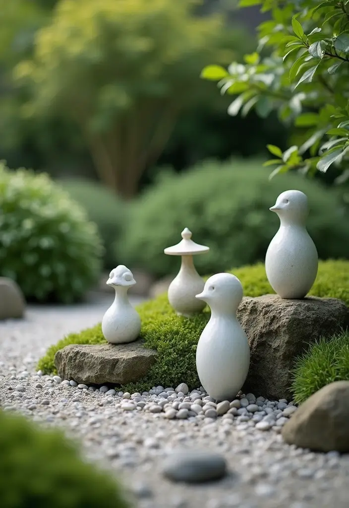 26 Small Japanese Garden Ideas for Compact Outdoor Spaces - 17. Garden Ornaments