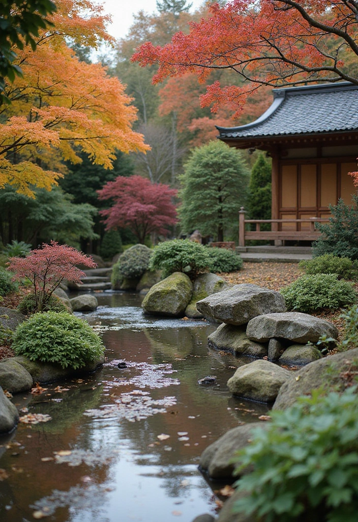 26 Small Japanese Garden Ideas for Compact Outdoor Spaces - 19. Seasonal Decorations