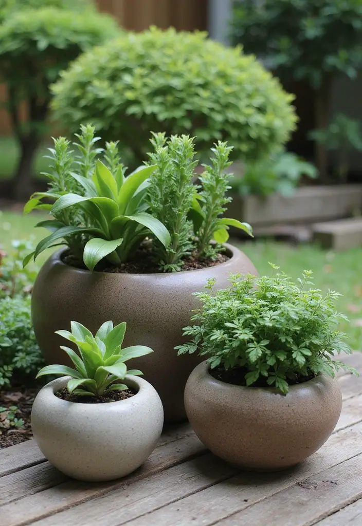 26 Small Japanese Garden Ideas for Compact Outdoor Spaces - 20. Container Gardening