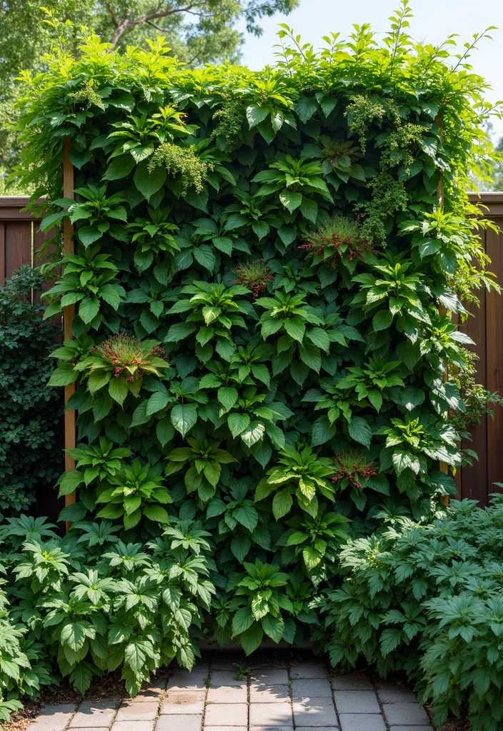 27 Creative Garden Trellis Ideas to Support Your Plants - 20. Green Wall Trellis