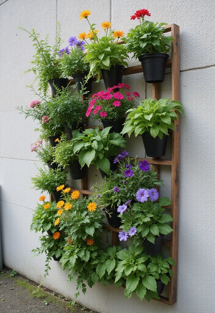 27 Creative Garden Trellis Ideas to Support Your Plants - 9. Vertical Garden Trellis