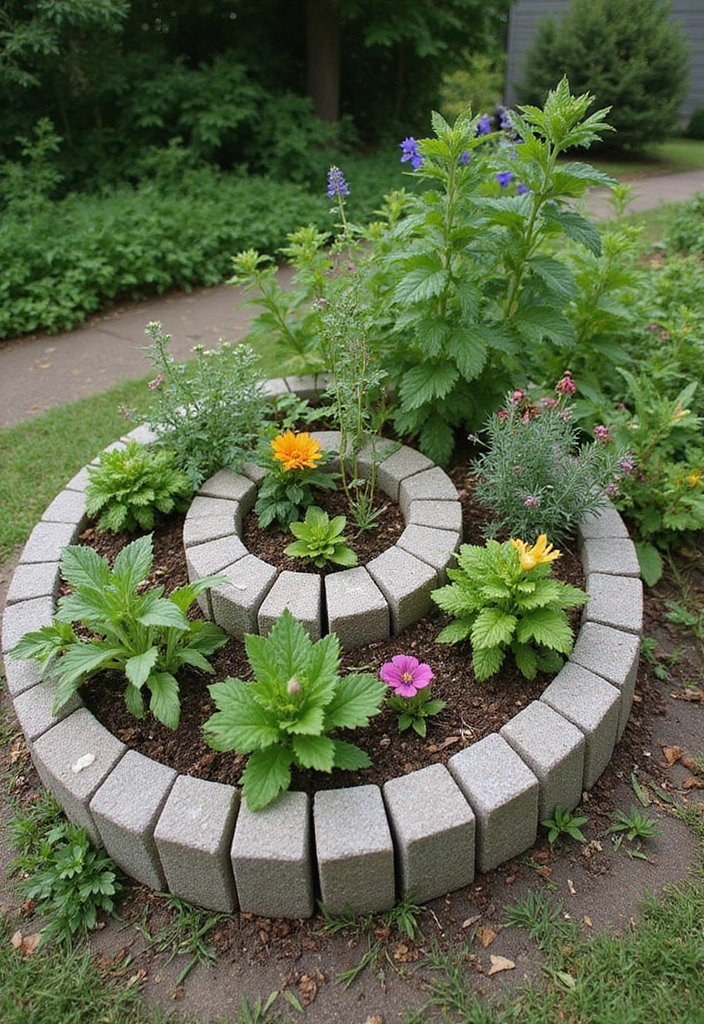 27 Creative Herb Garden Ideas to Enhance Your Cooking - 2. Herb Spiral