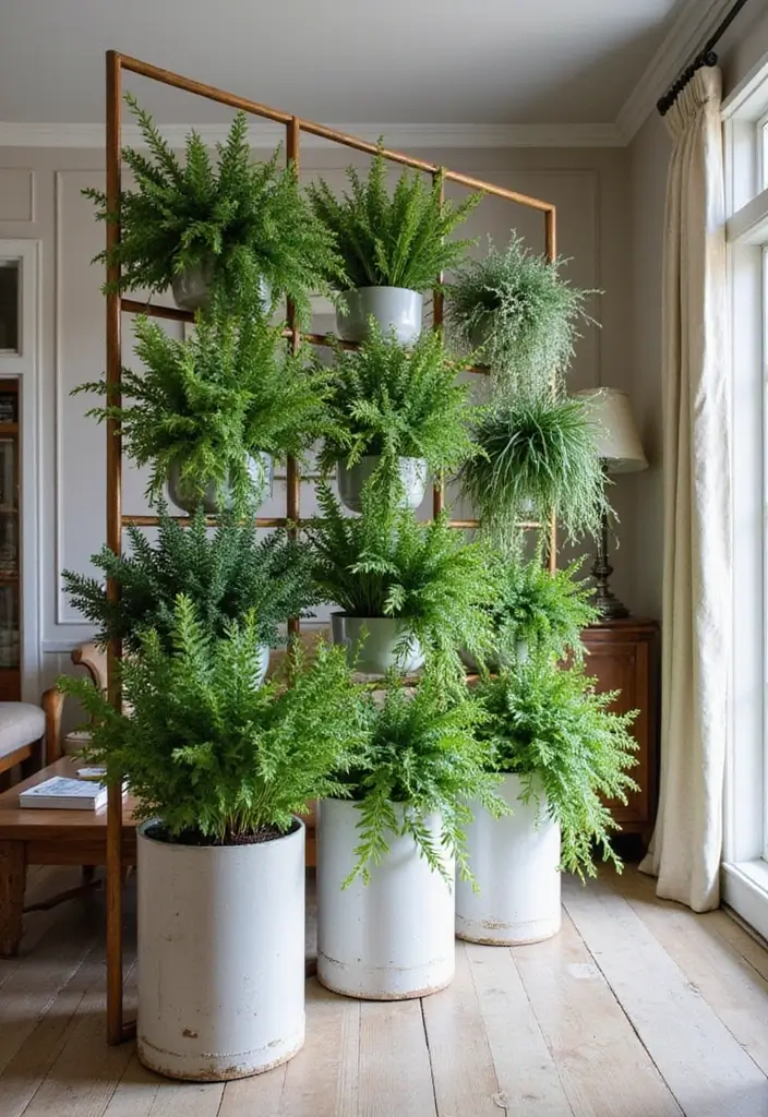 27 Easy DIY Garden Ideas for Every Skill Level - 20. DIY Herb Room Divider
