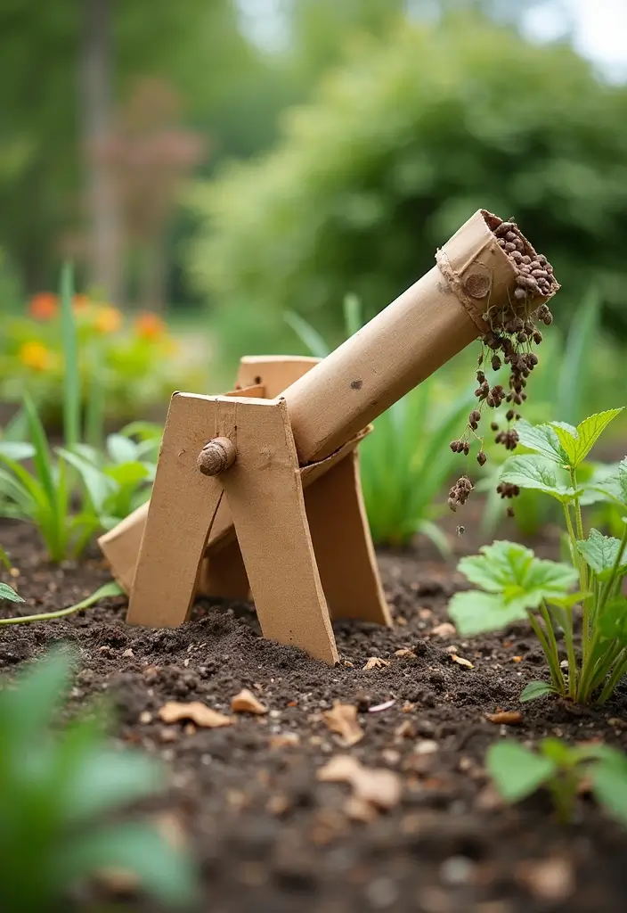 27 Easy DIY Garden Ideas for Every Skill Level - 26. DIY Herb Catapult