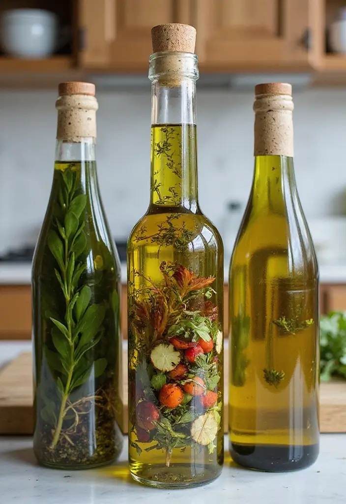 27 Easy DIY Garden Ideas for Every Skill Level - 6. Herb Infused Oil