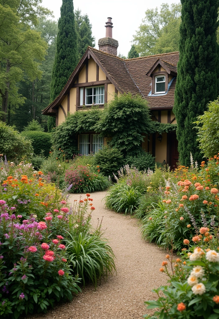 27 Elegant French Cottage Garden Ideas to Inspire Your Outdoor Space - 13. Seasonal Interest