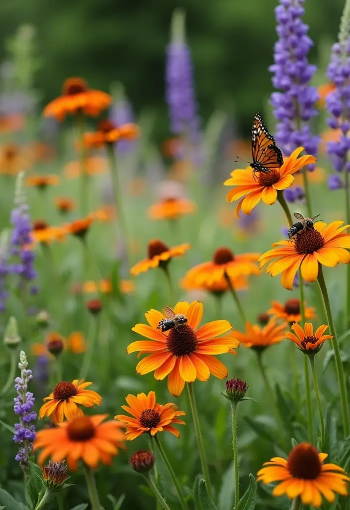 27 Elegant French Cottage Garden Ideas to Inspire Your Outdoor Space - 14. Pollinator-Friendly Plants