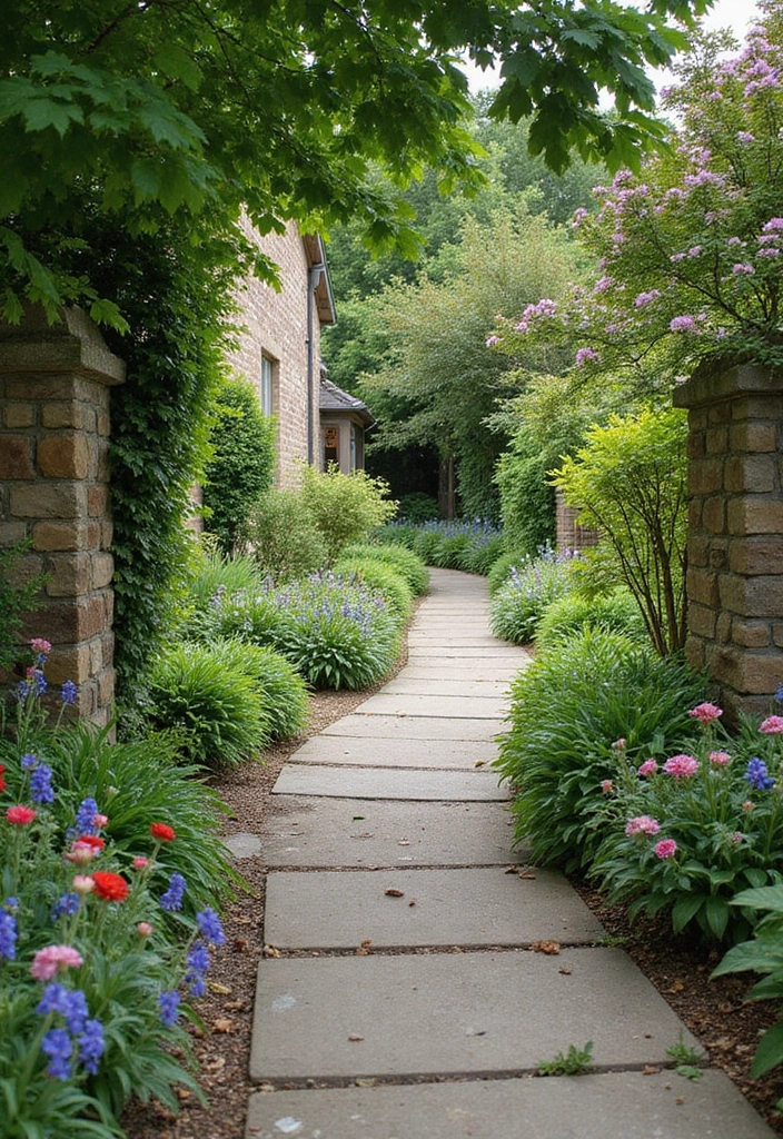 27 Elegant French Cottage Garden Ideas to Inspire Your Outdoor Space - 2. Charming Stone Pathways