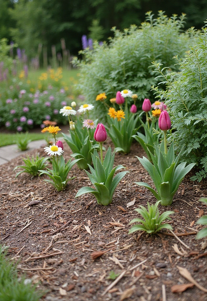 27 Elegant French Cottage Garden Ideas to Inspire Your Outdoor Space - 22. Natural Mulching