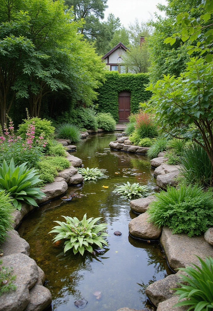 27 Elegant French Cottage Garden Ideas to Inspire Your Outdoor Space - 23. Water Features
