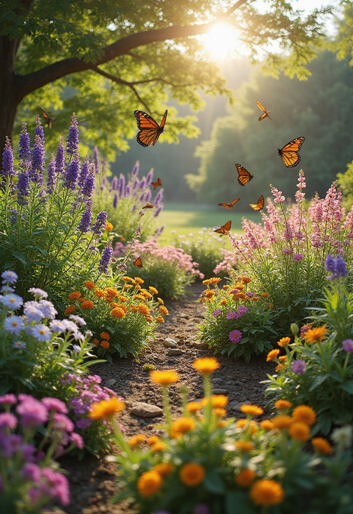 27 Elegant French Cottage Garden Ideas to Inspire Your Outdoor Space - 5. Butterfly Gardens