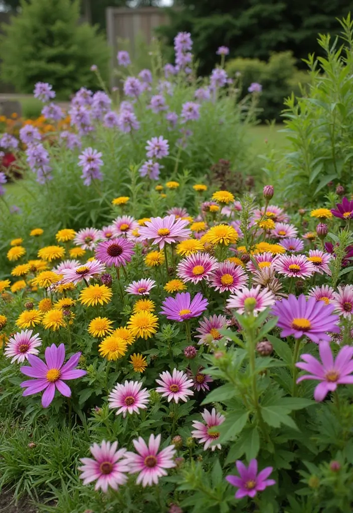 27 Flower Garden Ideas to Brighten Your Outdoor Space - 9. Mixed Perennial Flower Beds