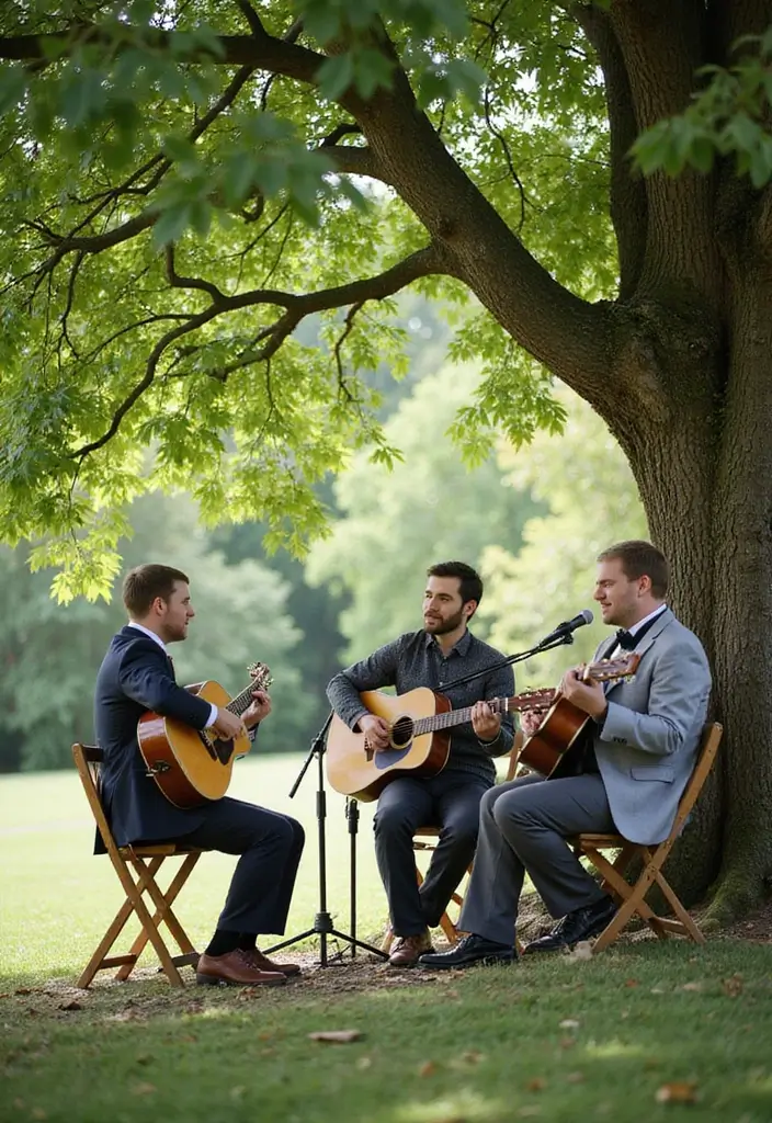 27 Garden Party Wedding Inspirations for a Memorable Day - 12. Nature-Inspired Music