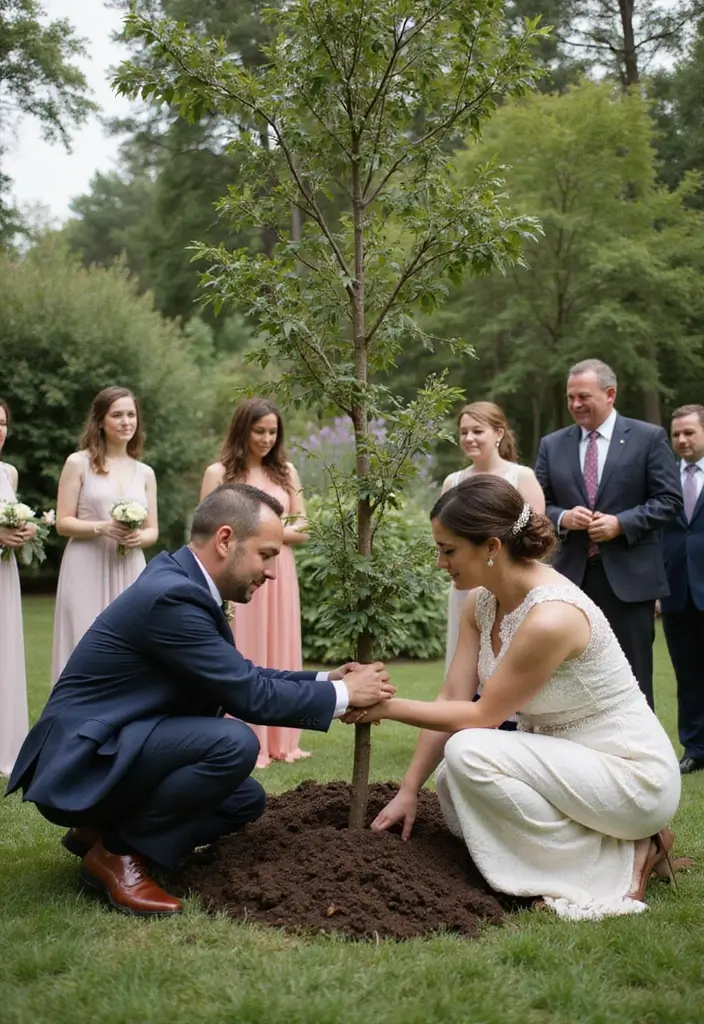 27 Garden Party Wedding Inspirations for a Memorable Day - 13. Thoughtful Ceremony Rituals