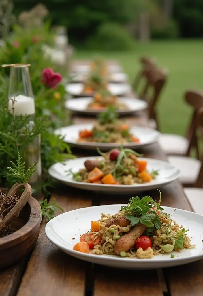 27 Garden Party Wedding Inspirations for a Memorable Day - 17. Farm-to-Table Experience