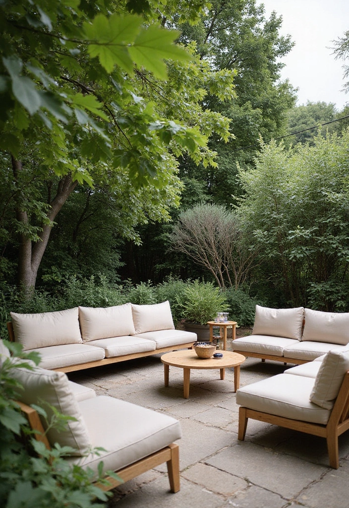 27 Garden Party Wedding Inspirations for a Memorable Day - 19. Outdoor Lounge Areas