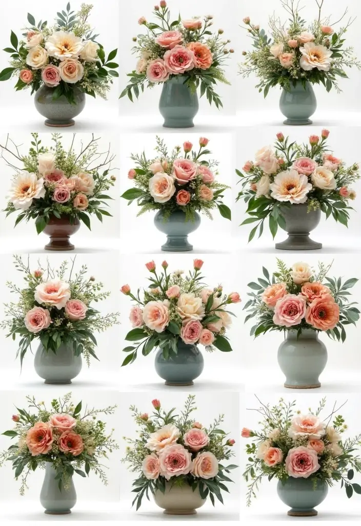 27 Garden Party Wedding Inspirations for a Memorable Day - 2. Natural Floral Arrangements