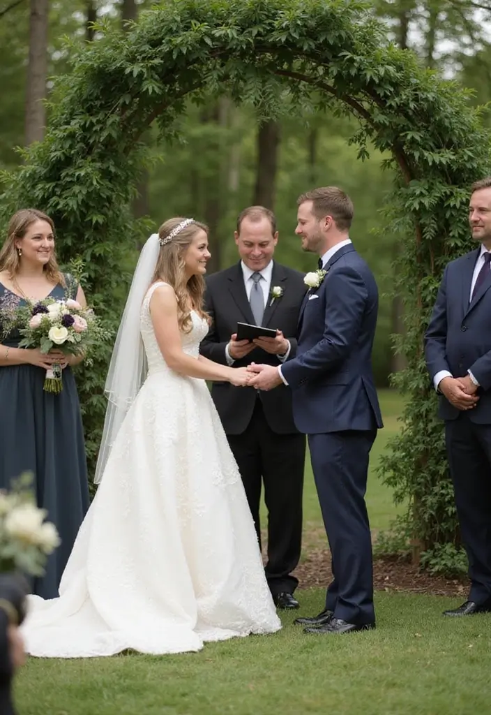 27 Garden Party Wedding Inspirations for a Memorable Day - 20. Personalized Ceremony Vows