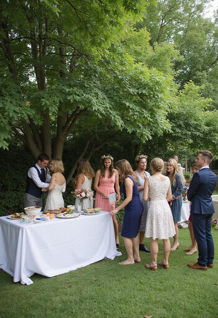 27 Garden Party Wedding Inspirations for a Memorable Day - 21. Interactive Entertainment