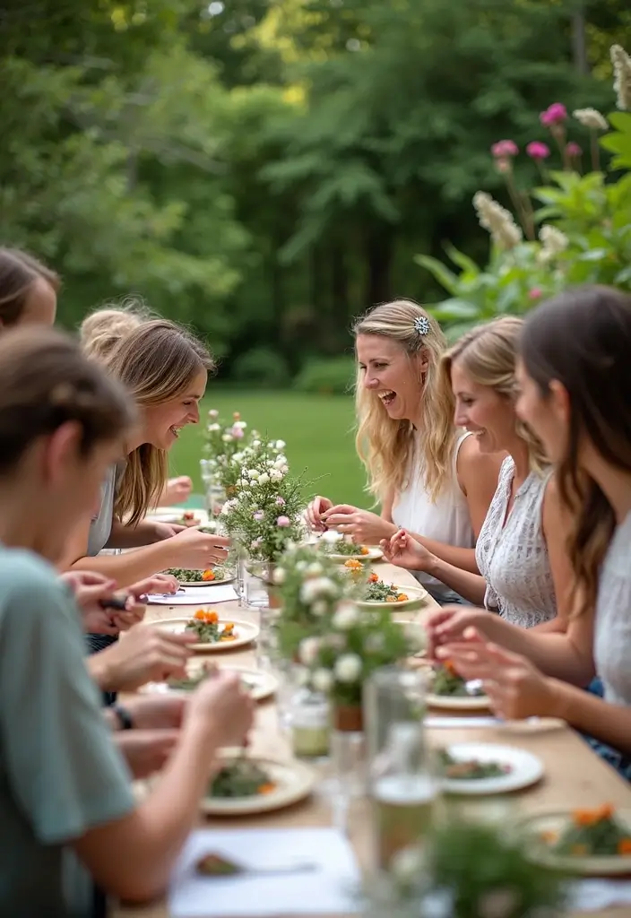 27 Garden Party Wedding Inspirations for a Memorable Day - 25. Creative Guest Engagement