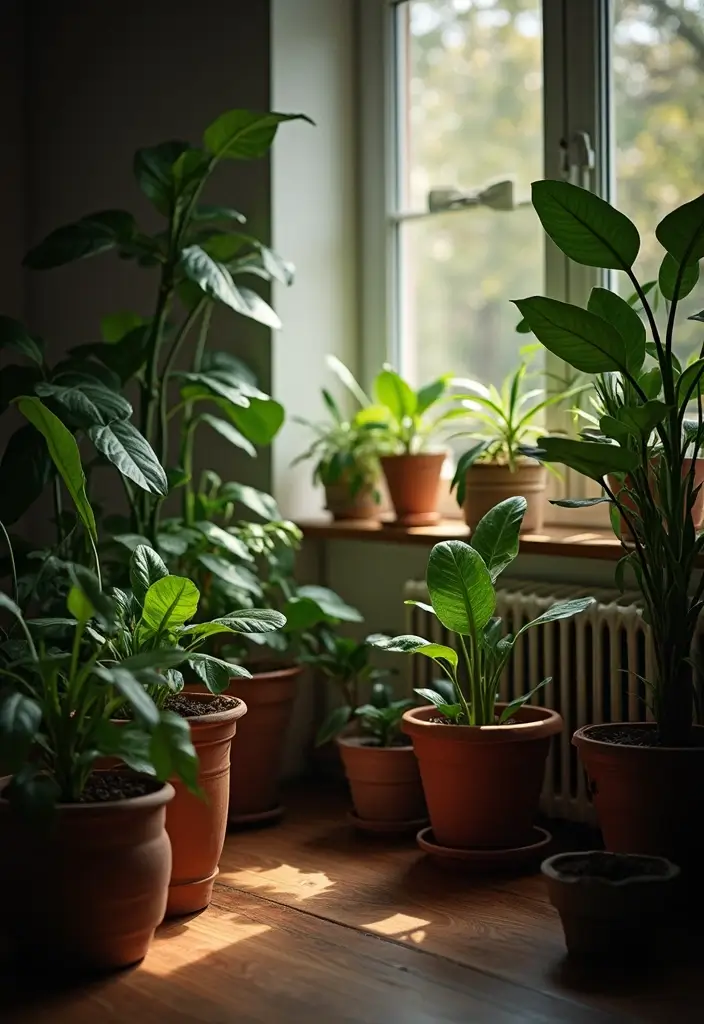 27 Indoor Garden Ideas to Bring Nature Inside - 11. Low-Light Plant Options