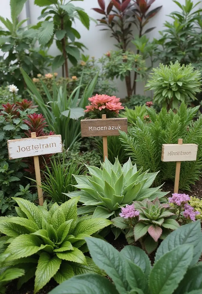 27 Indoor Garden Ideas to Bring Nature Inside - 15. Creative Plant Labels