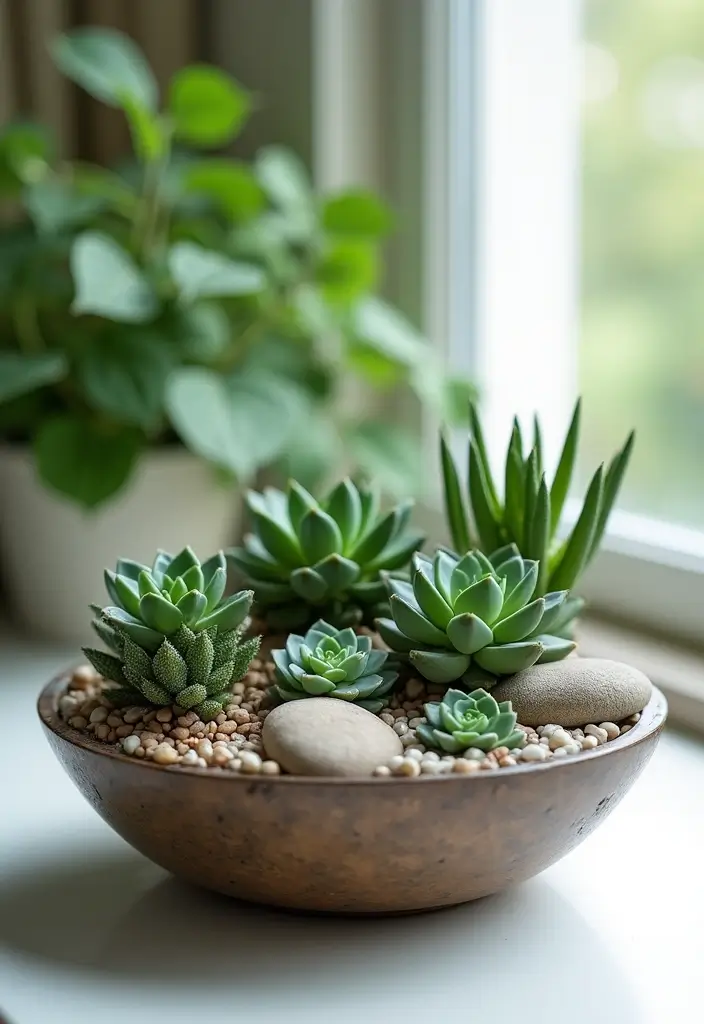 27 Indoor Garden Ideas to Bring Nature Inside - 17. Indoor Succulent Gardens