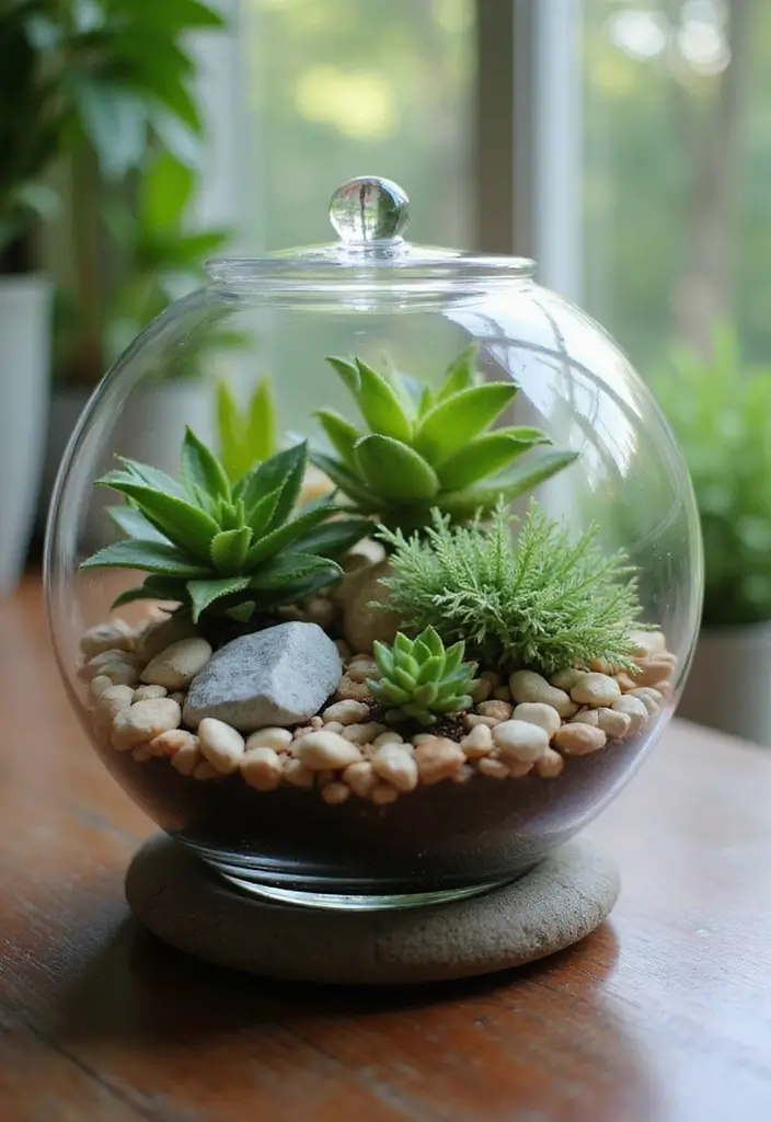 27 Indoor Garden Ideas to Bring Nature Inside - 5. Terrarium Gardens