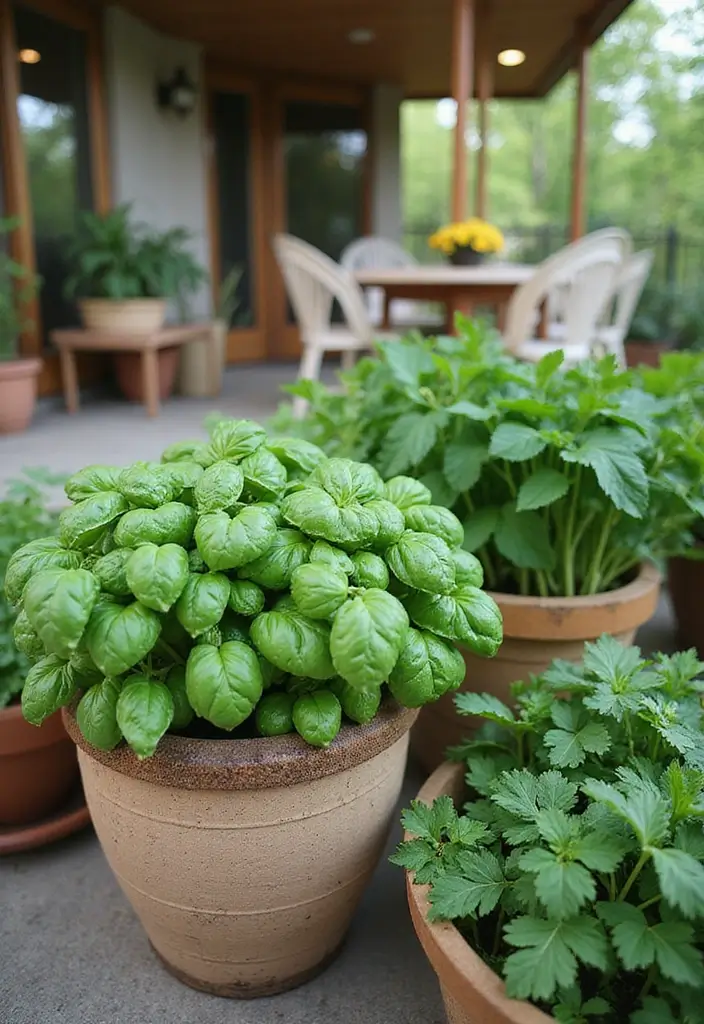 27 Patio Garden Ideas to Create Your Perfect Outdoor Retreat - 10. Aromatic Herb Planters