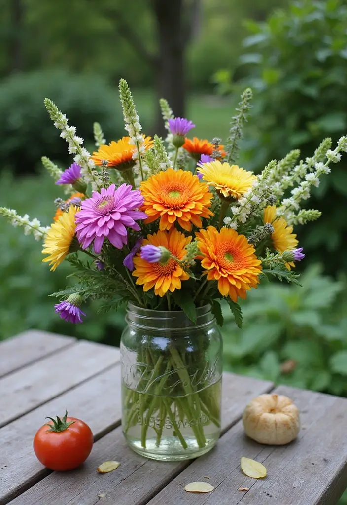 27 Patio Garden Ideas to Create Your Perfect Outdoor Retreat - 15. Seasonal Edible Arrangements