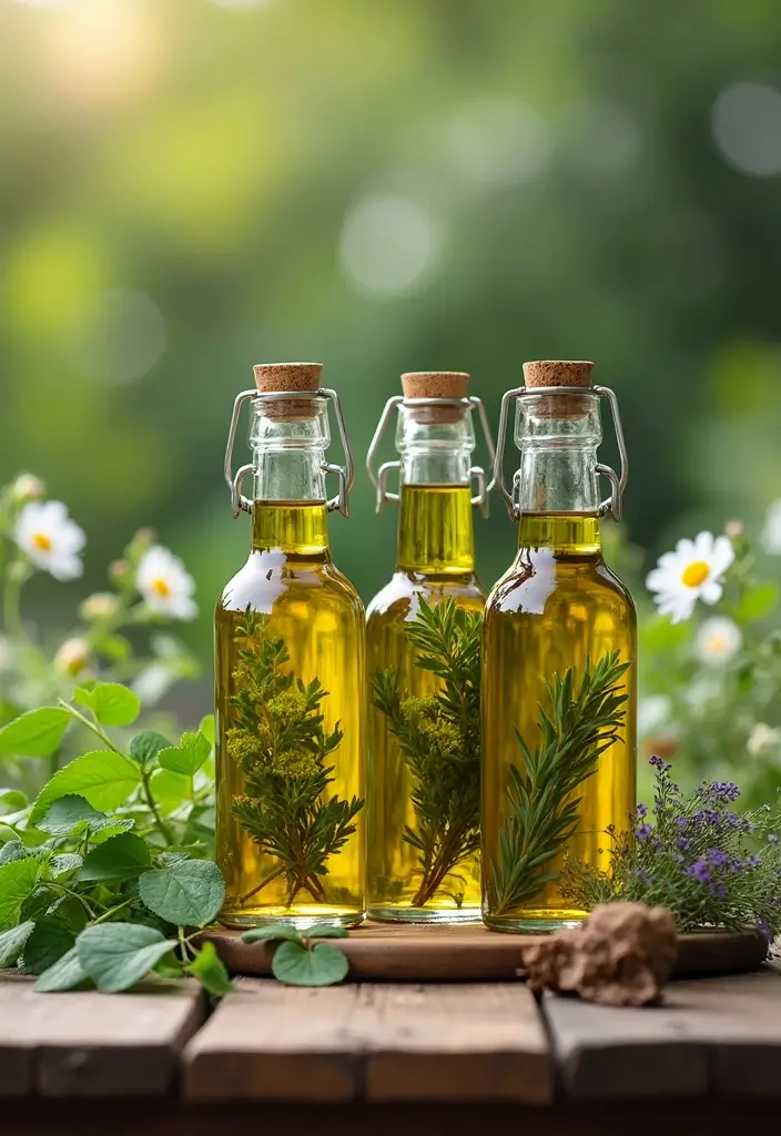 27 Patio Garden Ideas to Create Your Perfect Outdoor Retreat - 17. DIY Herb Infused Oils