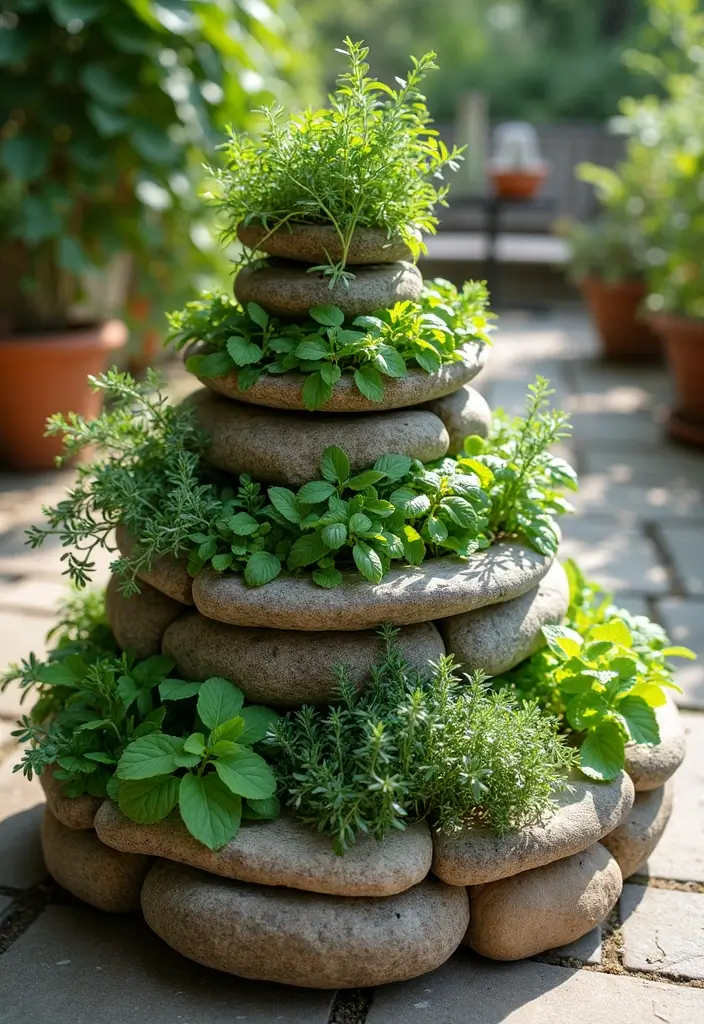 27 Patio Garden Ideas to Create Your Perfect Outdoor Retreat - 2. Herb Spiral