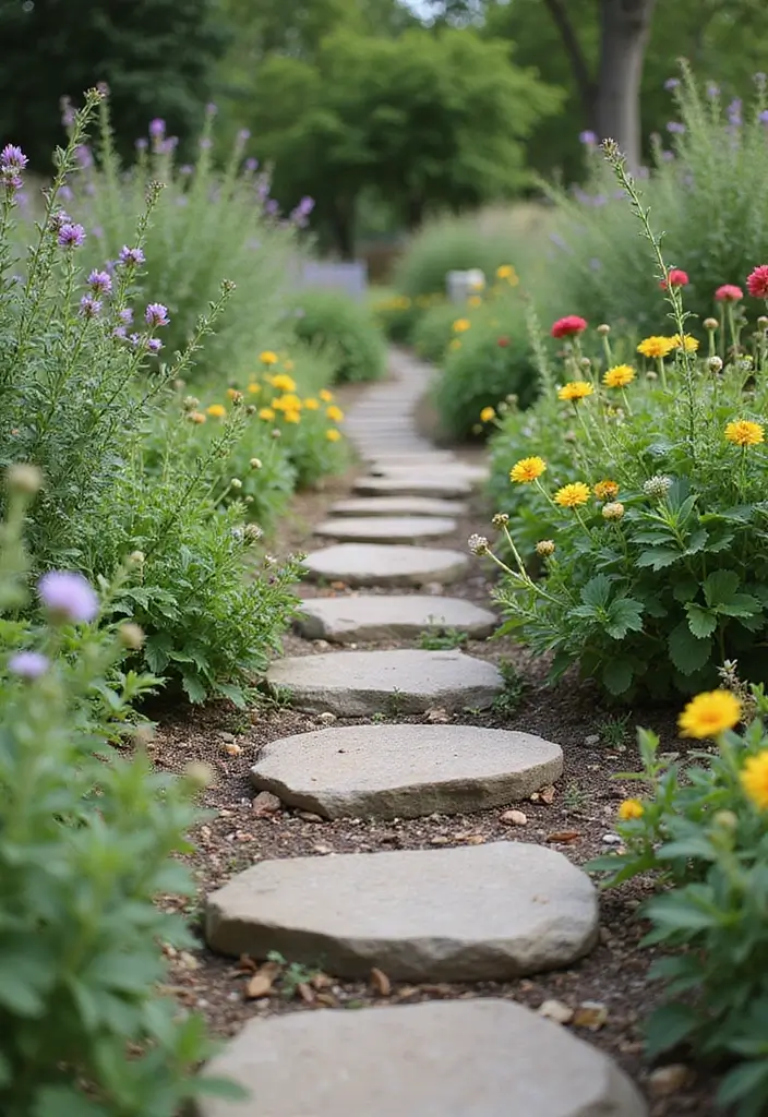 27 Patio Garden Ideas to Create Your Perfect Outdoor Retreat - 22. Garden Pathways with Edibles