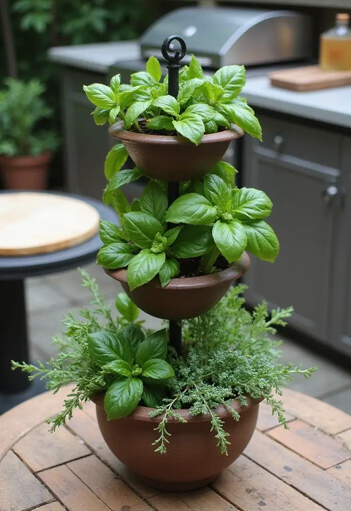27 Patio Garden Ideas to Create Your Perfect Outdoor Retreat - 4. Pizza Herb Garden