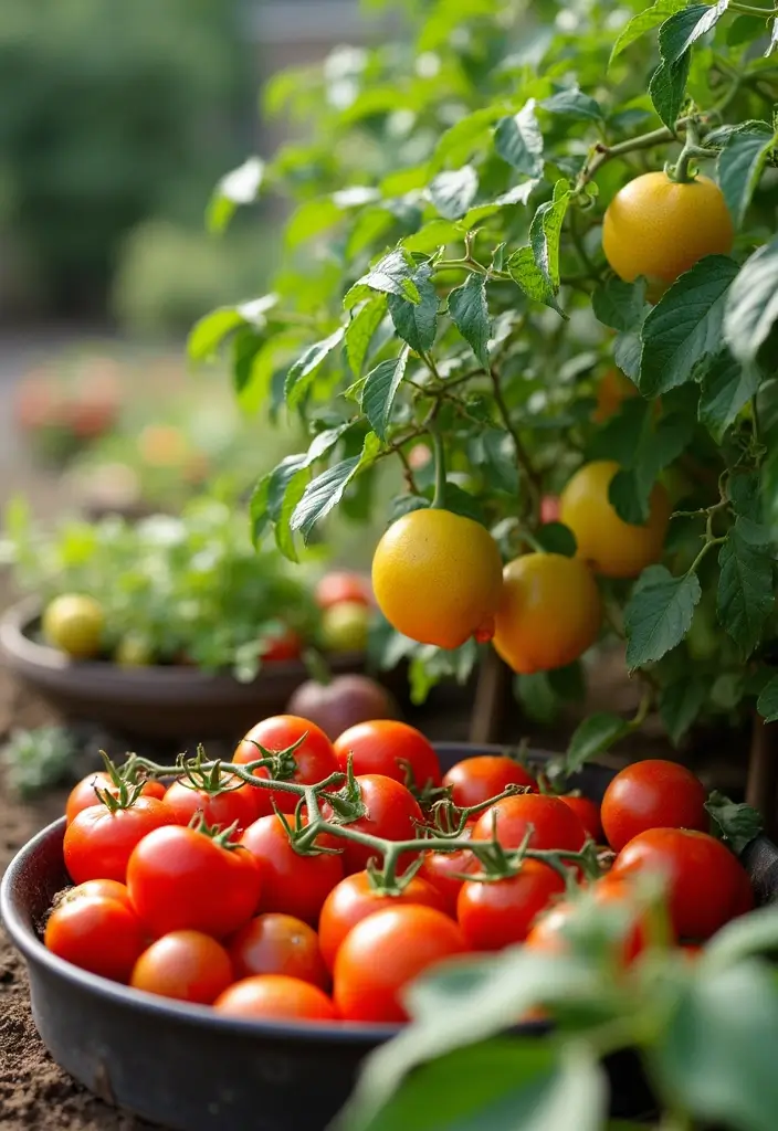 27 Patio Garden Ideas to Create Your Perfect Outdoor Retreat - 9. Fruit and Vegetable Mix