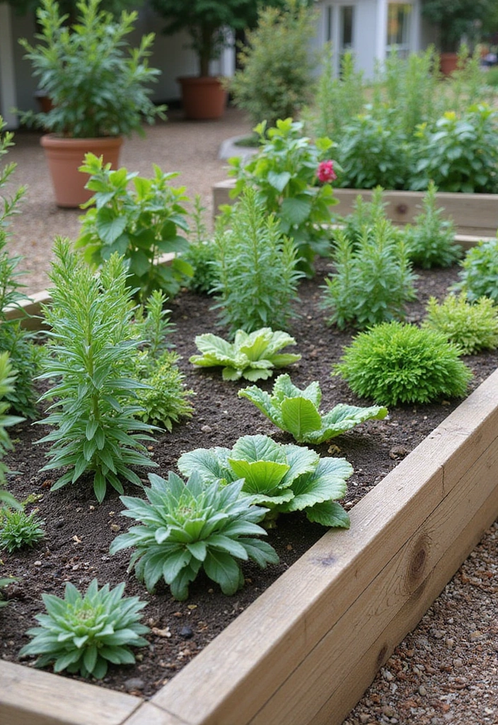 27 Raised Garden Beds Layouts for Modern Backyards - 20. The Low-Maintenance Garden