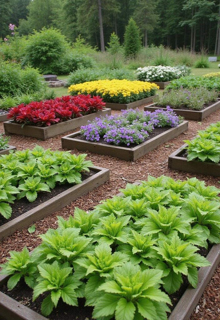 27 Raised Garden Beds Layouts for Modern Backyards - 21. The Seasonal Garden